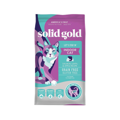 سوليـد جولد ليتس ستاي ان سلمون و العدس و التفاح خالي من الحبوب للقطط