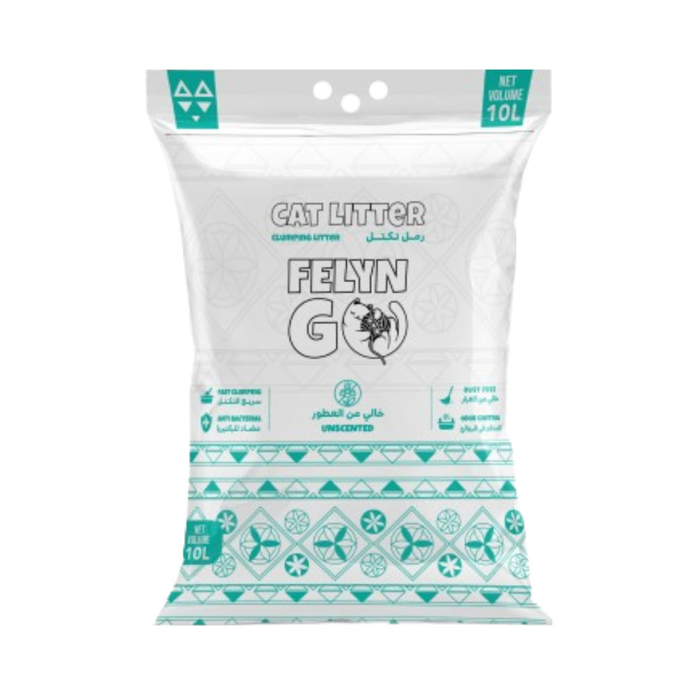 فيلاين قو رمل للقطط بدون رائحة