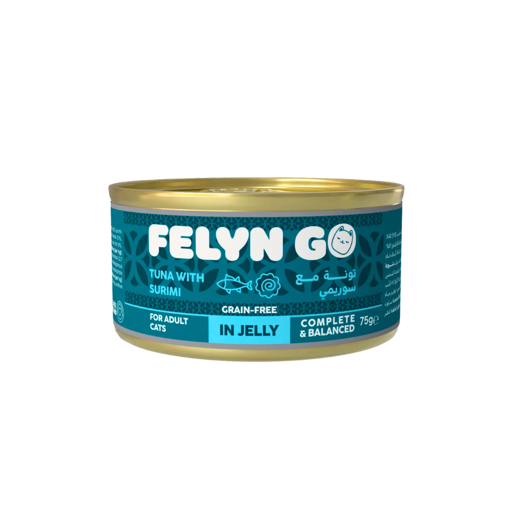 فيلاين قو طعام كامل معلبات تونة مع سوريمي في الجيلي 75غ
