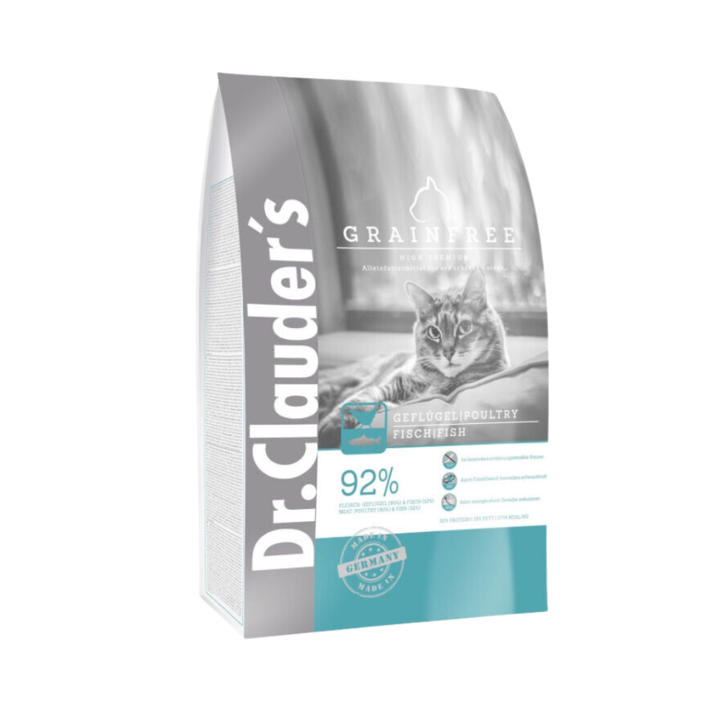 د.كلاودرز هاي بريميوم للقطط البالغة خالية من الحبوب