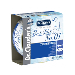 د.كلاودرز معلبات بست فيليه رقم 1 تونة للقطط 70غ