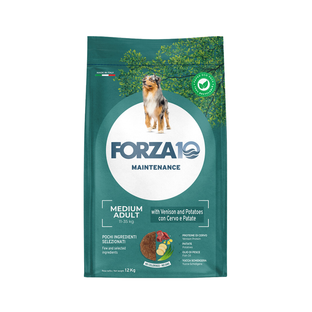 فورزا 10 طعام جاف للكلاب ميديم لحم الغزال مع البطاطس 2 كغ