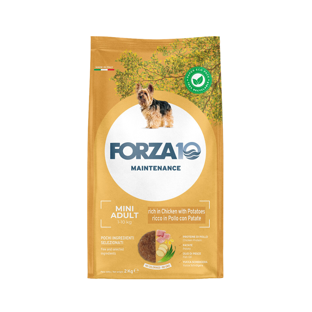فورزا 10 طعام جاف للكلاب ميني دجاج مع البطاطس 2 كغ