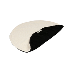 اي لوف هابي كات ميف بطانية دائرية أسود/أبيض50×50×1 سم