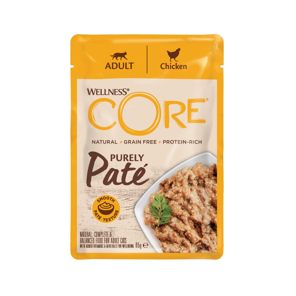 ويلنس كور بيورلي باتيه أظرف دجاج للقطط 85غ