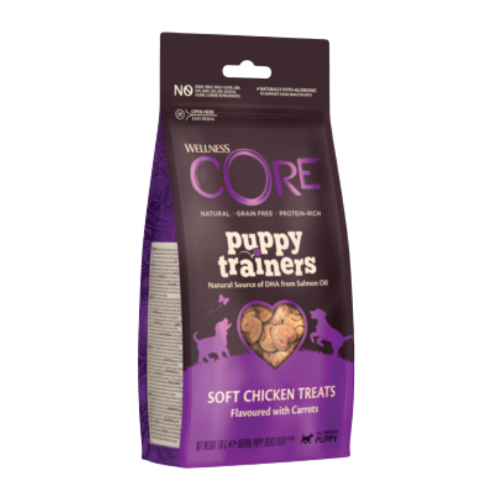 ويلنس كور مكافآت تدريب بالدجاج والجزر للجراء 170غ