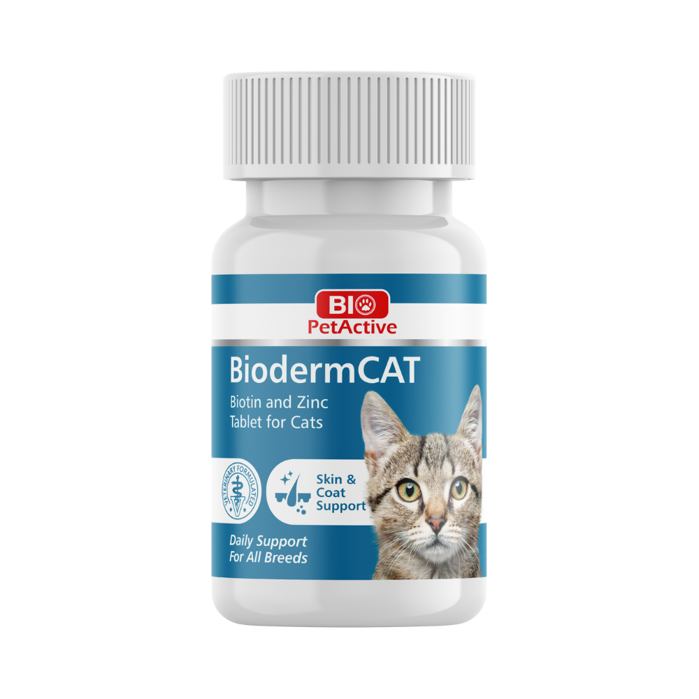 بايو بيت أكتيف بيوديرم كات دعم البشرة والفراء 100 قرص 30غ