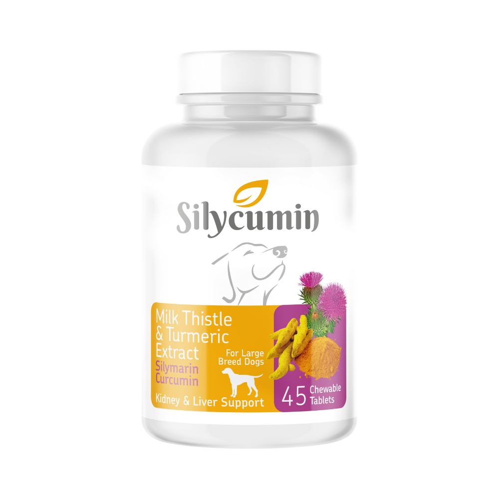 بايو بيت أكتيف سيليكومين دعم الكبد والكلى للكلاب الكبيرة 45 قرص 67.5غ