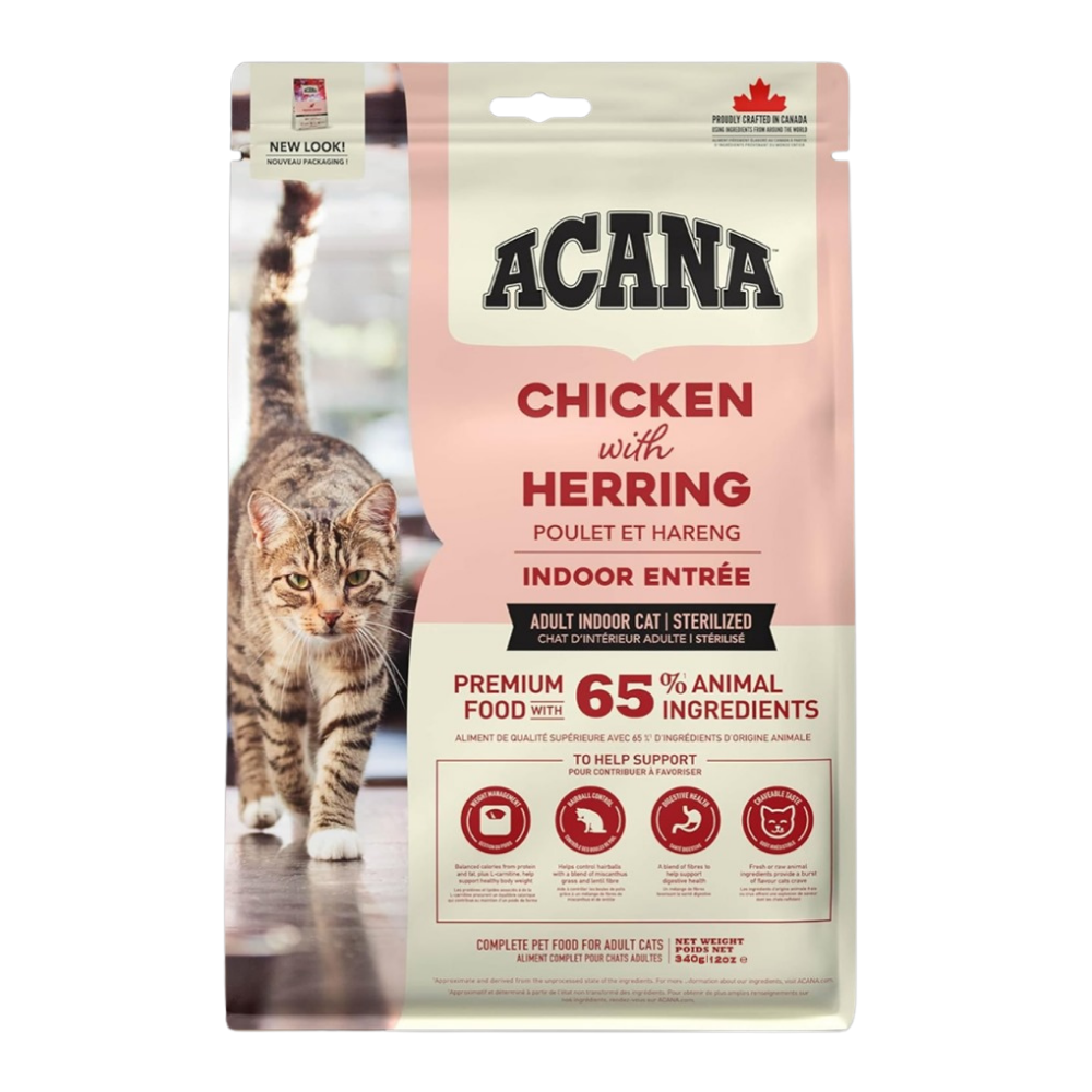 أكانا طعام جاف اندور انتري بالدجاج والديك الرومي للقطط المنزلية