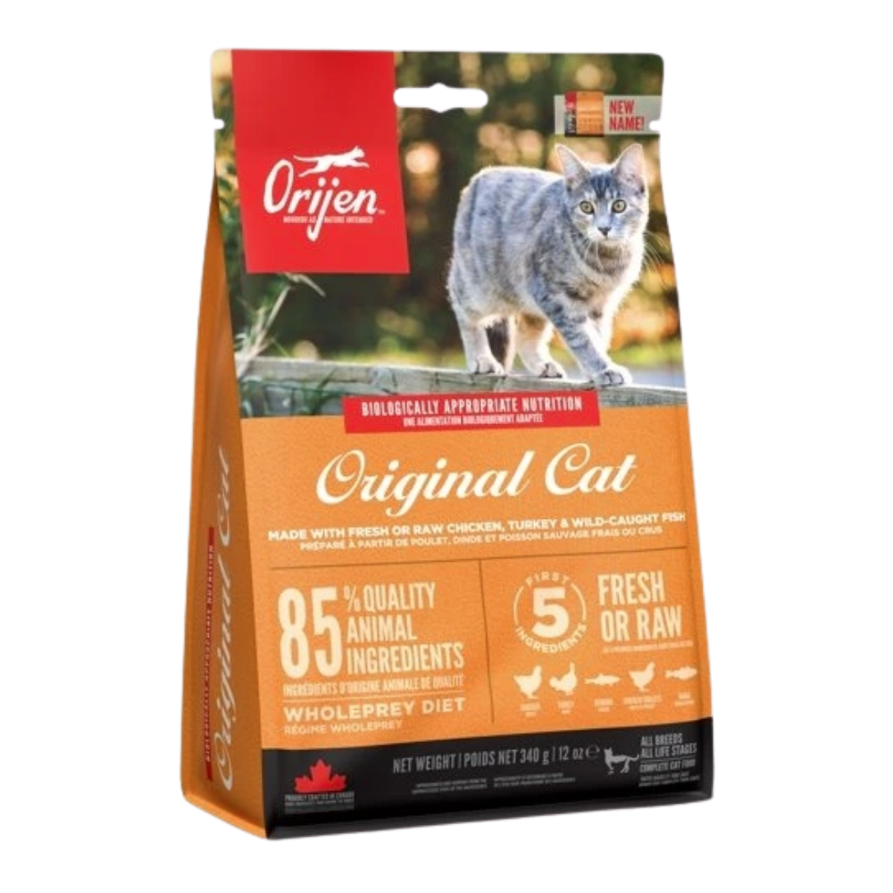 أوريجن أورجينال طعام جاف بالدجاج والديك الرومي والأسماك للقطط