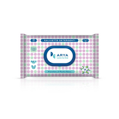 اريا مناديل رطبة بالمسك الأبيض 30×20سم 40 قطعة