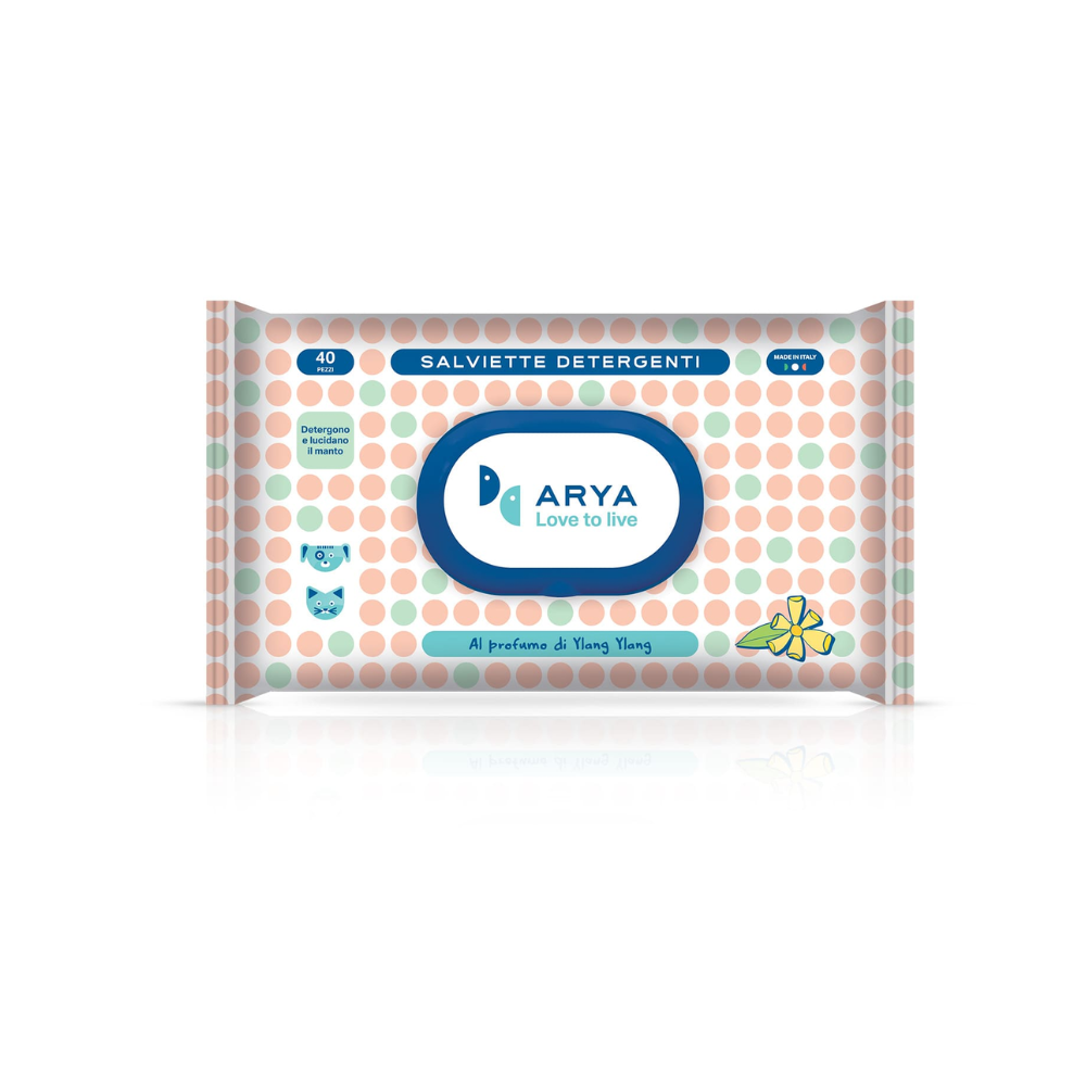 اريا مناديل رطبة بنبتة اليلانغ يلانغ 30×20سم 40 قطعة