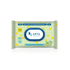 اريا مناديل رطبة بالقطن والصبار وفاكهة البرغموت 30×20سم 30 قطعة