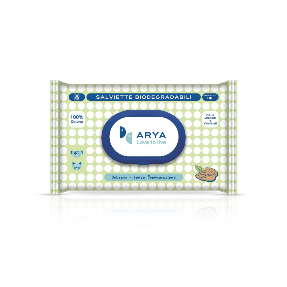 اريا مناديل رطبة بالقطن بدون رائحة 30×20سم 30 قطعة