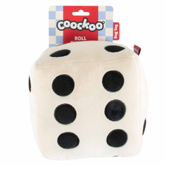 كوكو لعبة كلاب رول ذا دايس 16×16×16سم أبيض وأسود