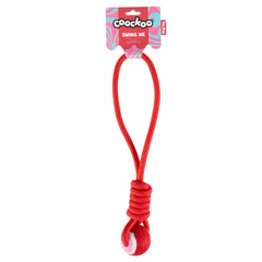 كوكو كرة بحلقة حبل سوينج مي 6×45×6سم أحمر ووردي