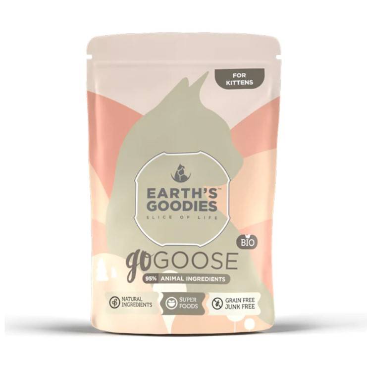 Earth Goodies Goose in Gravy Wet Cat Food for Kittens 85g