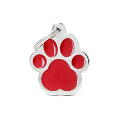 My Family Cat Paw Necklace Red