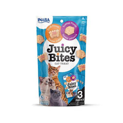 اينابا تشورو بايتس مكافآت رطبة للقطط بنكهة السلطعون و المحار 3 حبات