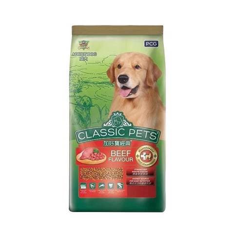 Classic Pets Dry Food for Adult Dogs Meat Flavour 15kg