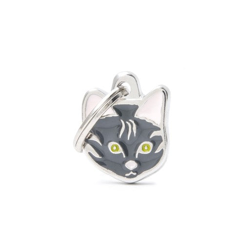 My Family European Tabby Necklace Short Hair