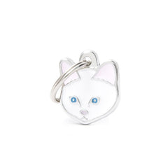 My Family European Short White Hair Necklace