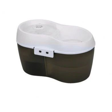 H2O Electric Water Fountain with Dental Care Product White 2L