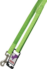 Zolux Leather Dog Harness 1.2m - 15mm Green