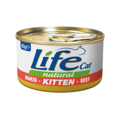 Life Cat Wet Food for Kittens Beef Flavour 85g