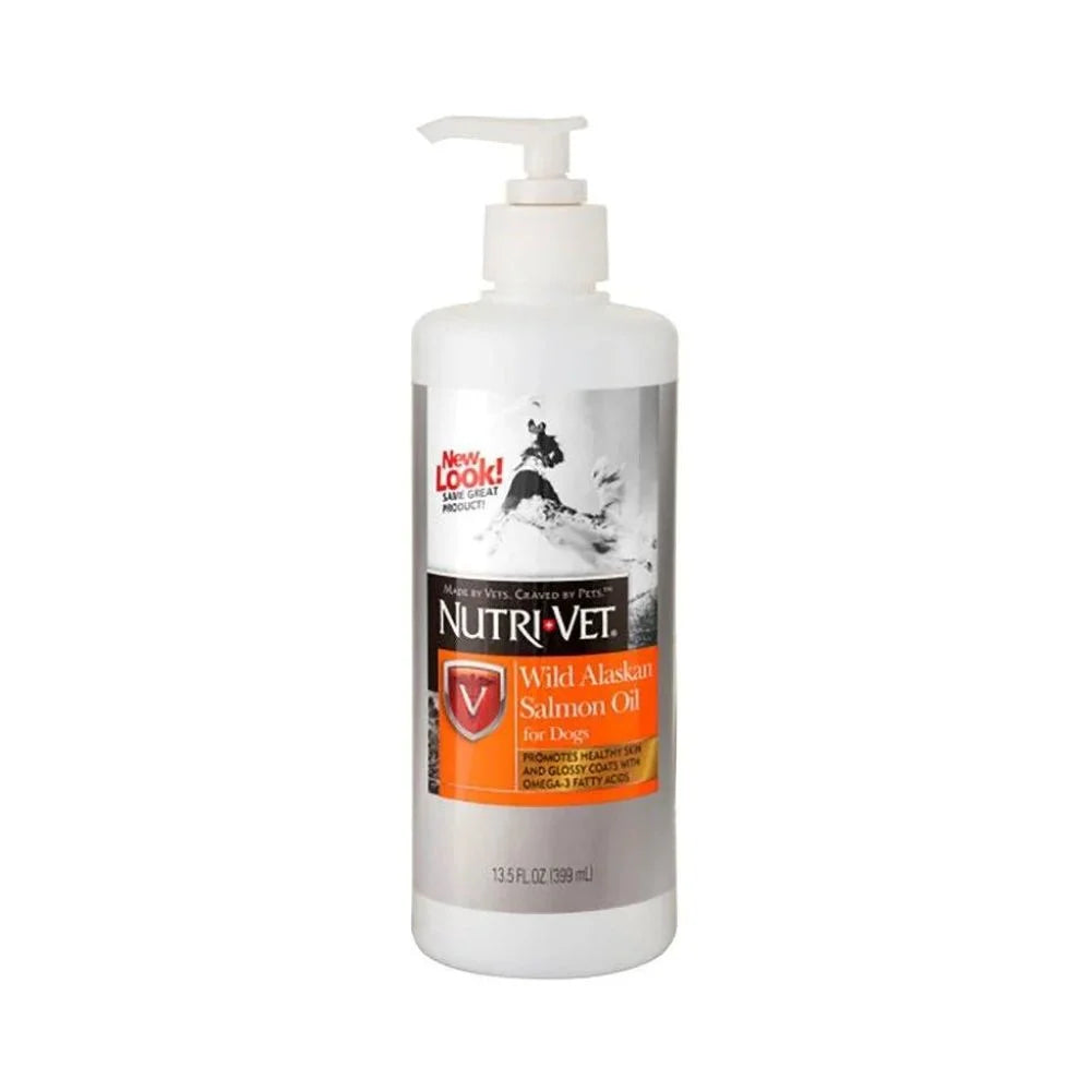 Nutri-Vet Wild Alaskan Oil for Dogs Salmon Flavor Skin &amp; Coat Care