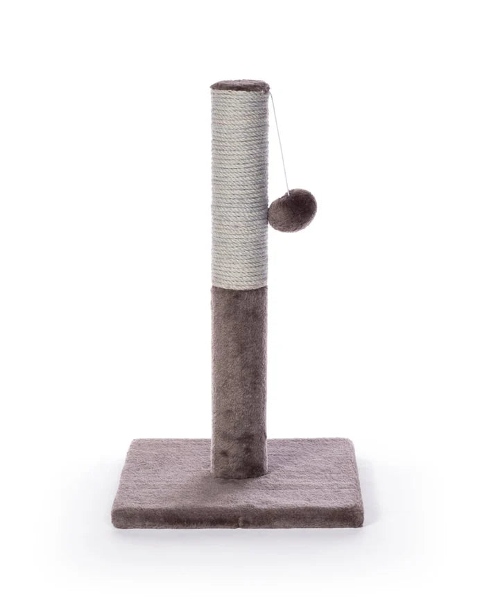 Kitty Power Paws Cat Scratcher with Interactive Ball Grey