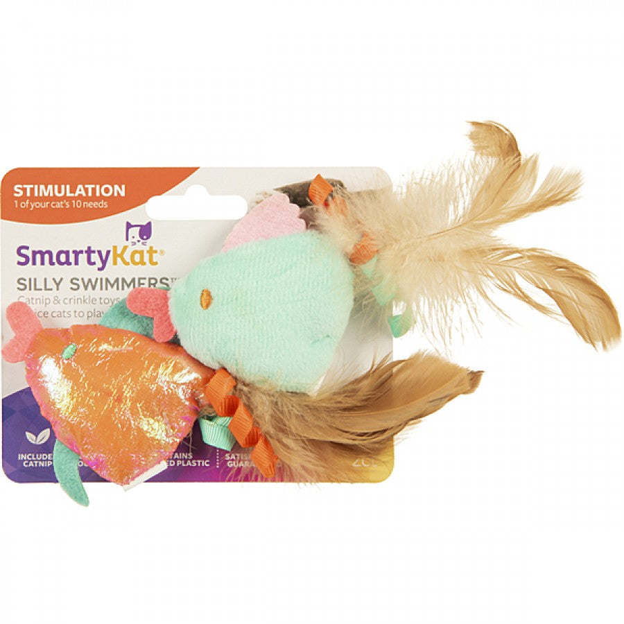 Smarty Cat Silly Swimmers Cat Toy with Catnip